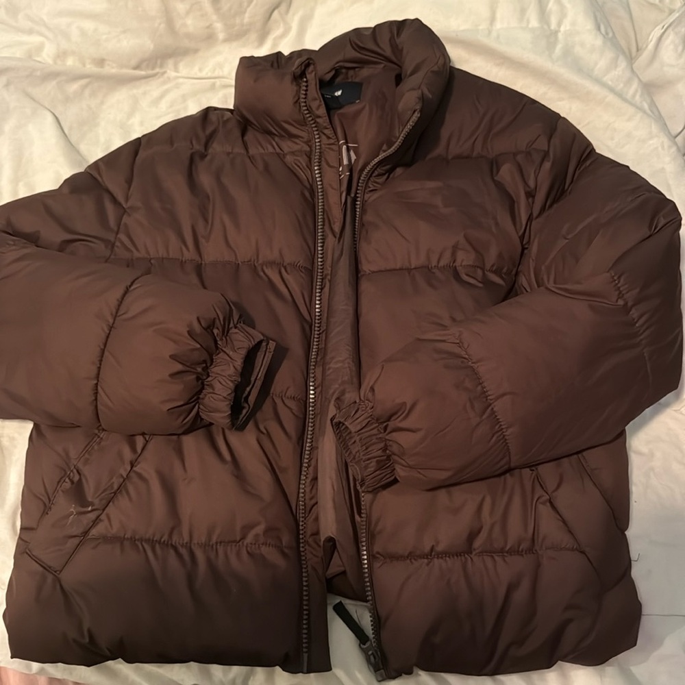 H&M brown coat!